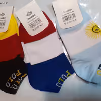 3 عدد جوراب اسپرت طرح پرچم  جوراب زنانه جوراب نخی مردانه  