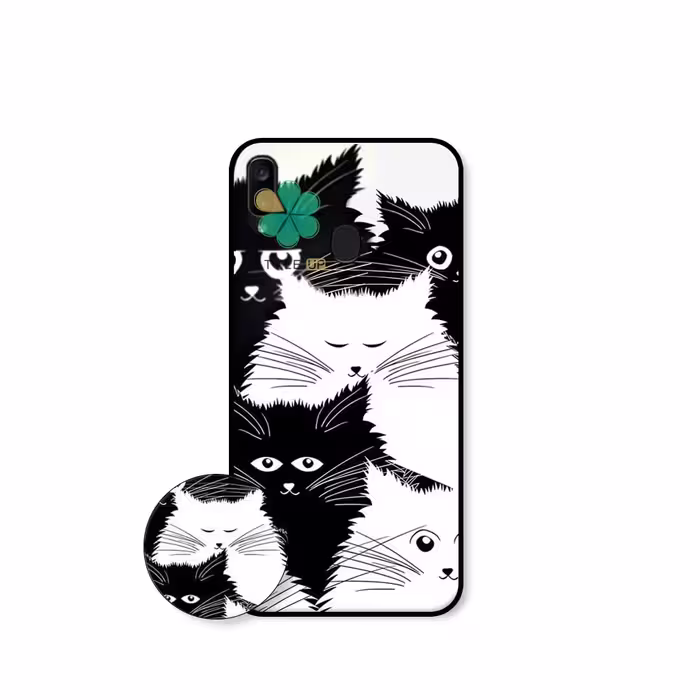 کاور گوشی سامسونگ Samsung Galaxy M10s طرح Smelly Cat