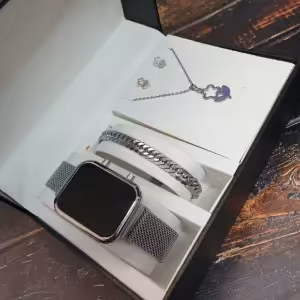 ساعت مچی ال ای دی نقره ای رنگ led