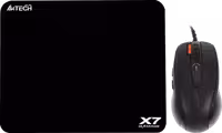 موس سیمی گیمینگ A4TECH مدل X-7120 به همراه موس پد