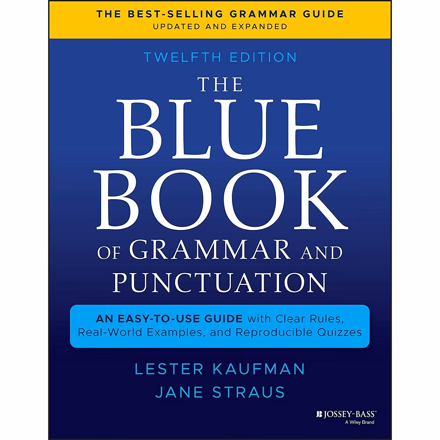 کتاب زبان اصلی The Blue Book of Grammar and Punctuation انتشارات JosseyBass