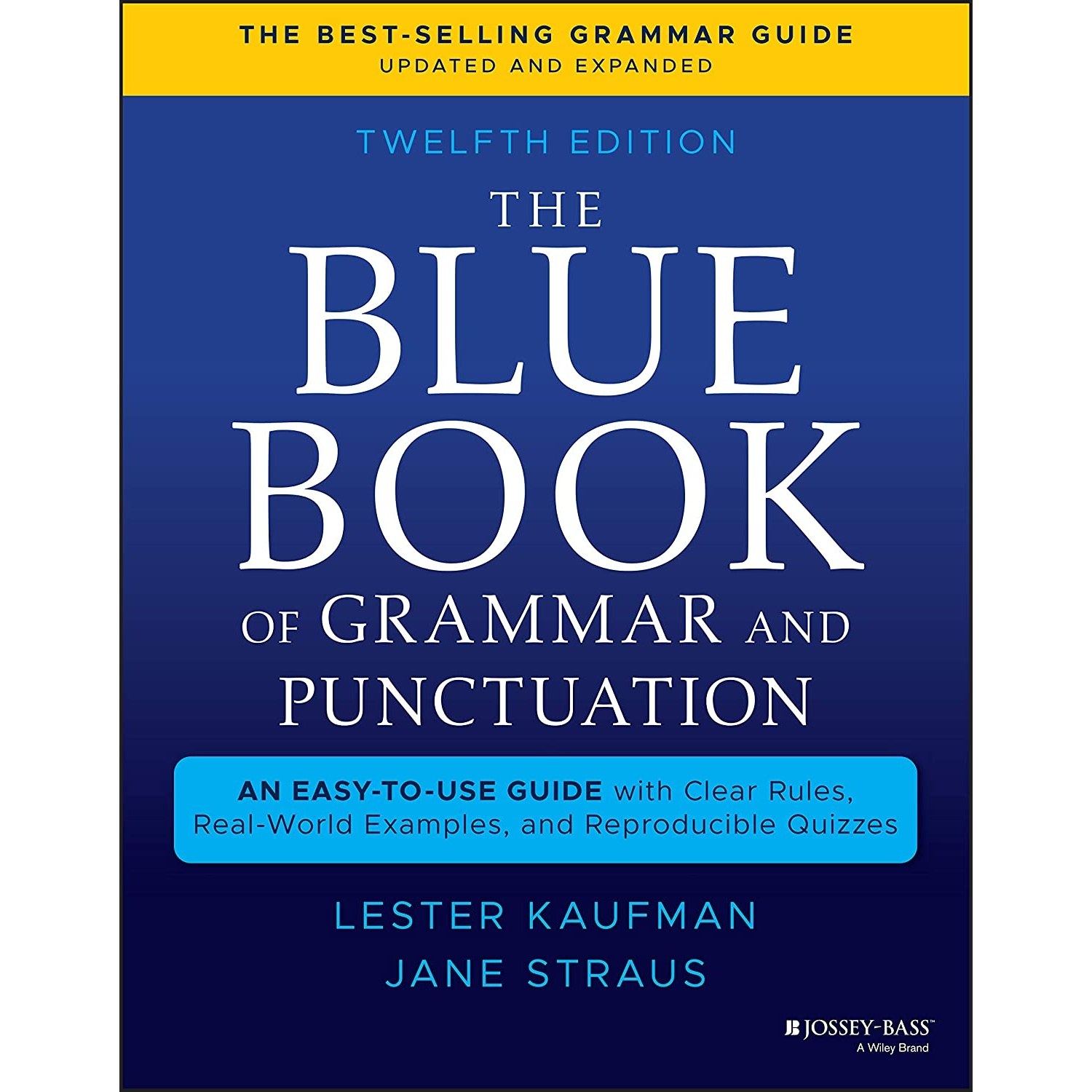 کتاب زبان اصلی The Blue Book of Grammar and Punctuation انتشارات JosseyBass