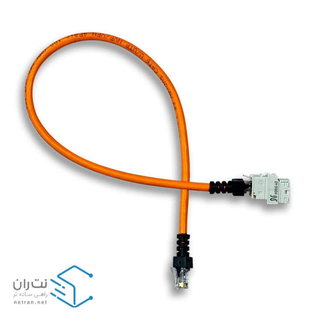 پچ کورد نگزنس (کابل لن) Cat6 UTP روکش PVC نارنجی 20 سانتی متری (02m)