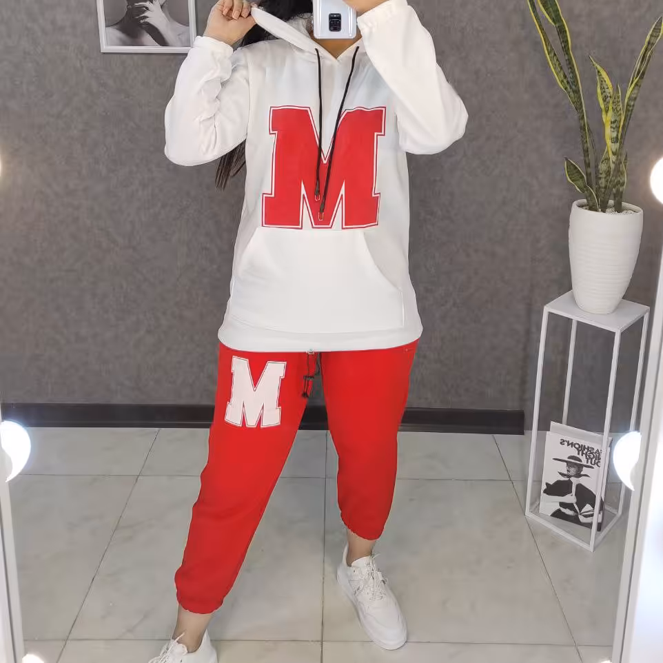 هودی شلوار ام زیر پافری ست