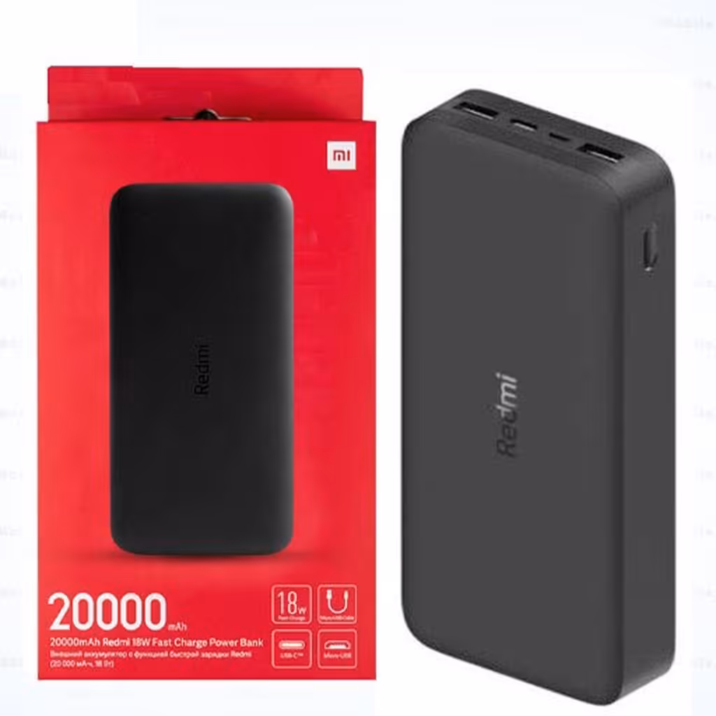 پاوربانک 20000mAh شیائومی همراه گارانتی 
