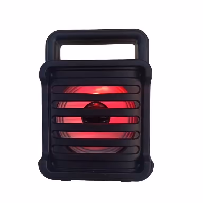 اسپیکر بلوتوثی قابل حمل مدل EXTRABASS دارای دسته حمل و رقص نور با کیفیت صدای عالی