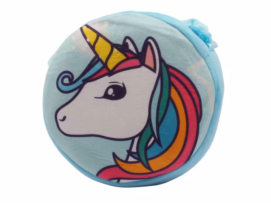 کیف گرد پولیشی دخترانه اسب تک شاخ