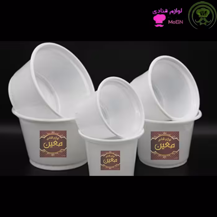 ظرف یکبارمصرف 1/7 (ماستی،آش) همراه درب 