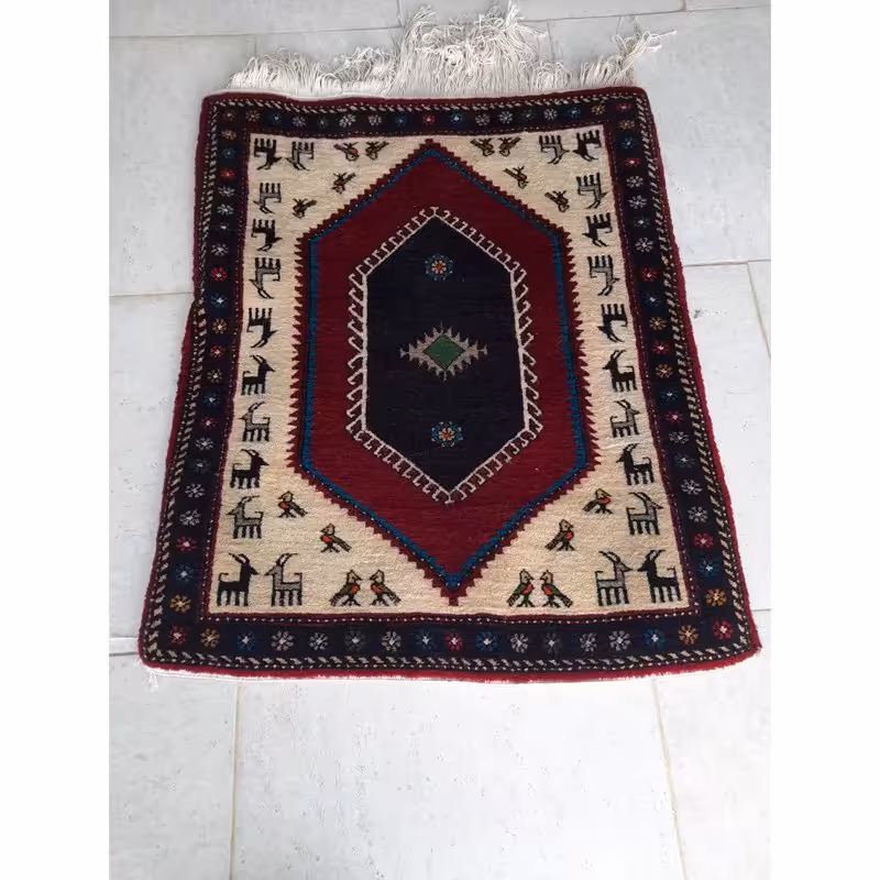 فرش دستباف قالی کلاردشت طرح جنگلی جدید کد Far09