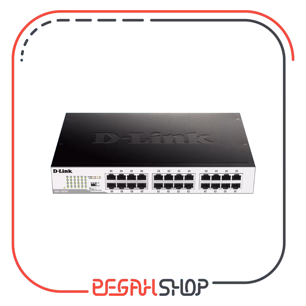 سوییچ 24 پورت غیر مدیریتی D-Link مدل DGS-1024D