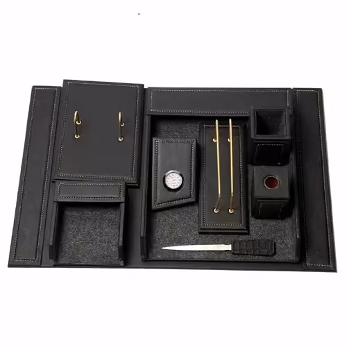 ست رومیزی چرمی مدیریتی جهان نما کد 110