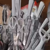 سرویس چاقوی  بونیتو در دو رنگ مشکی و سفید 8 پارچه 