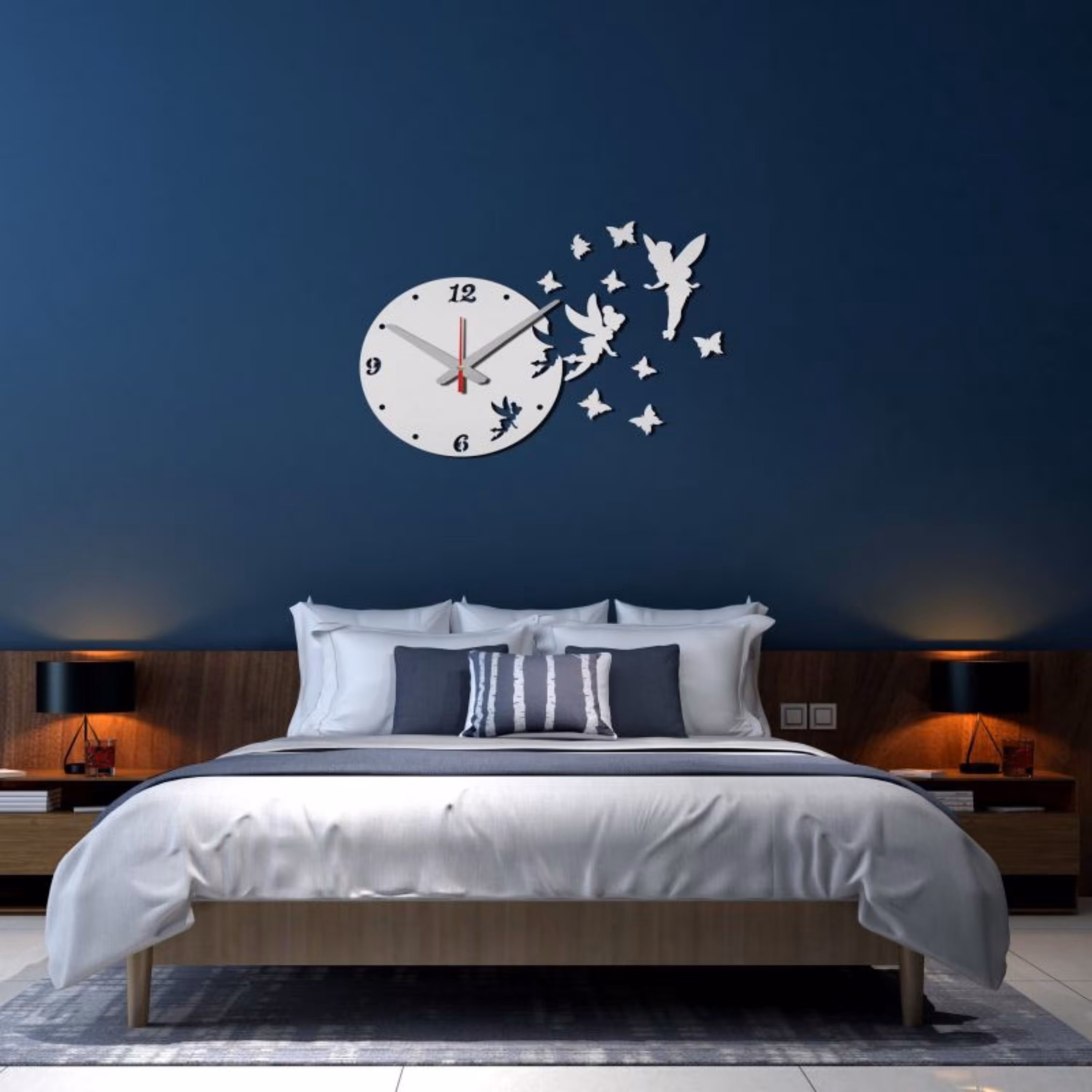 ساعت دیواری مدل فرشته 1057