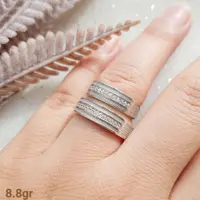 حلقه ست نقره کد S-10046-9.5