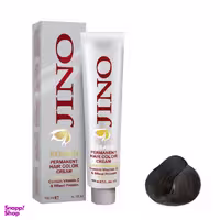 رنگ مو ژینو (Jino) سری Matt شماره 4.13 حجم 100 میلی‌لیتر رنگ قهوه ای زیتونی متوسط