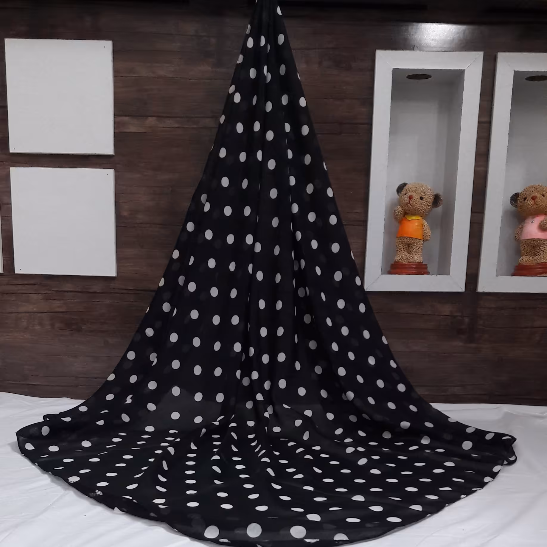 روسری نخی توپی