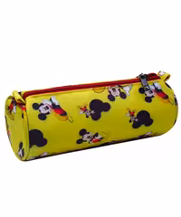 جامدادی پارچه ای عرش استوانه تک زیپ فانتزی کد 216