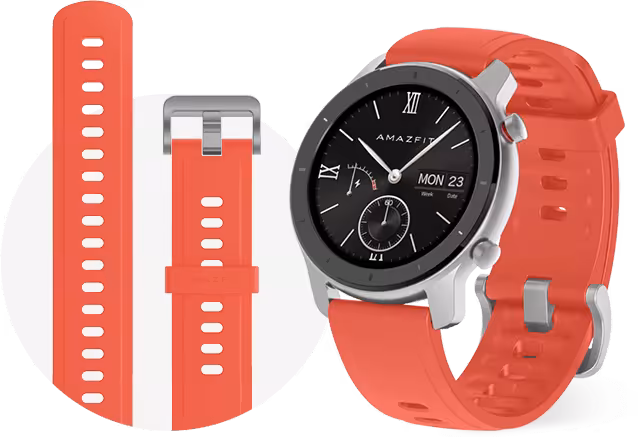 ساعت هوشمند آمازفیت GTR شیائومی نسخه 42 میلیمتری (قرمز)