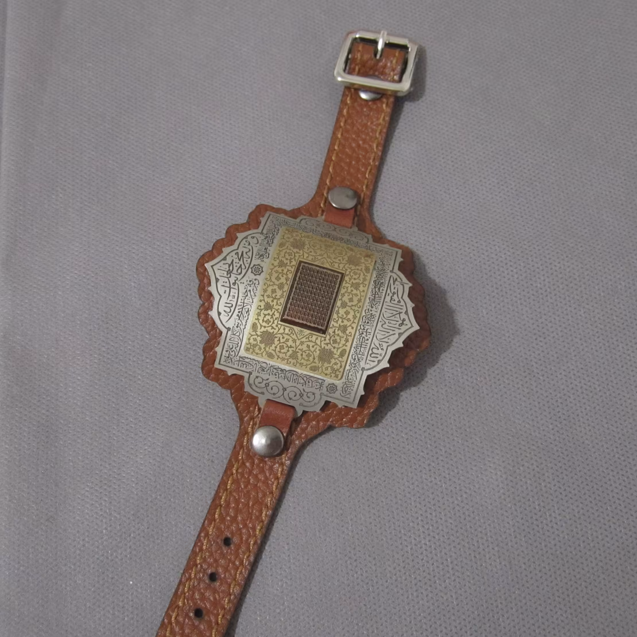 دستبند چرم اسماء الحسنی آیت الکرسی