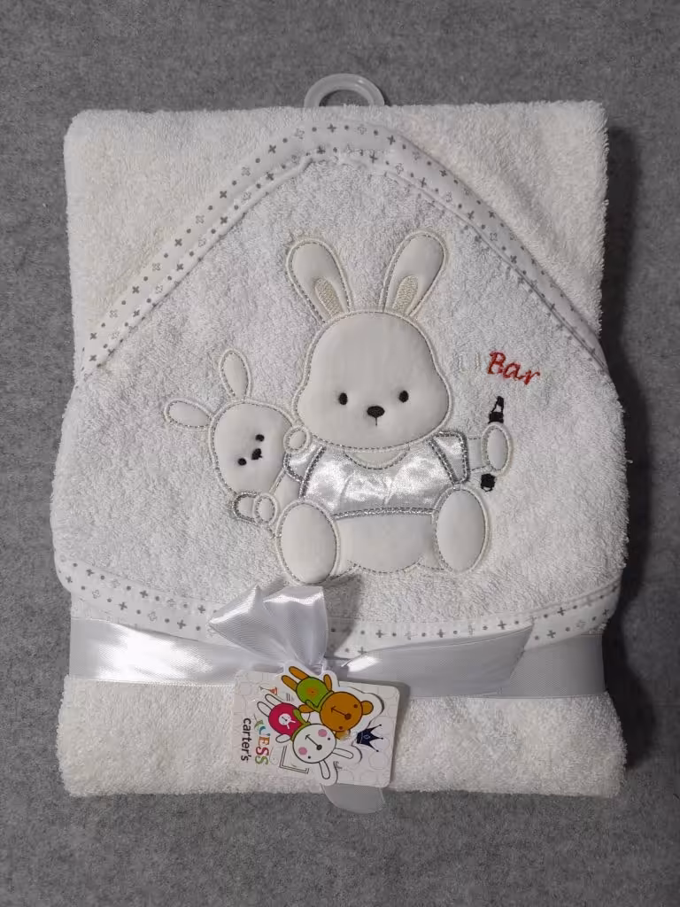 ست دوتکه حوله و لیف گلدوزی پرنس پیراهن نقره ای