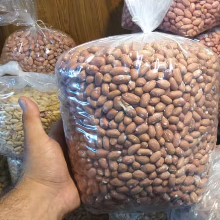 بادام زمینی ترد 2 کیلویی آستانه اشرفیه ارسال رایگان