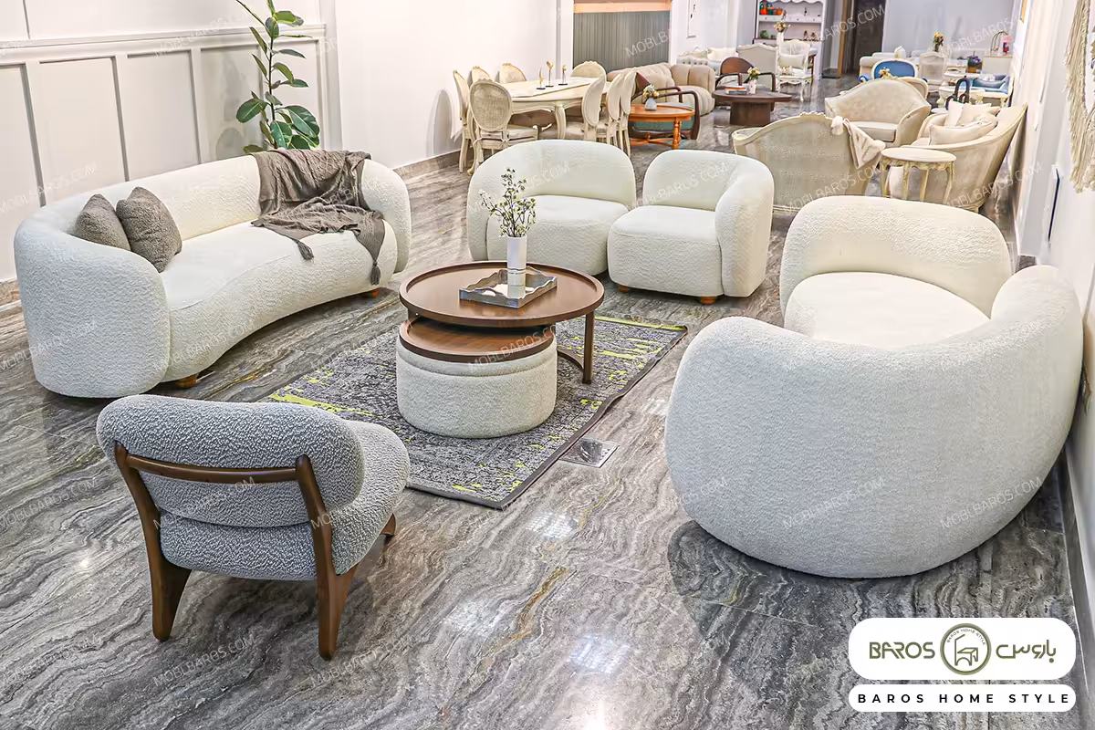 مبل 8 نفره پوکو   جلومبلی   آماده ارسال فوری