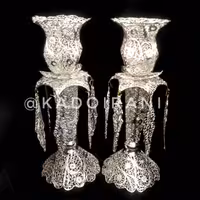 شمعدان لاله ملیله مسی