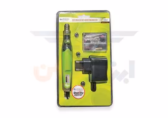 ست فرز انگشتی حکاکی سیلور 12 پارچه 18 ولت gtp01a13 silver 