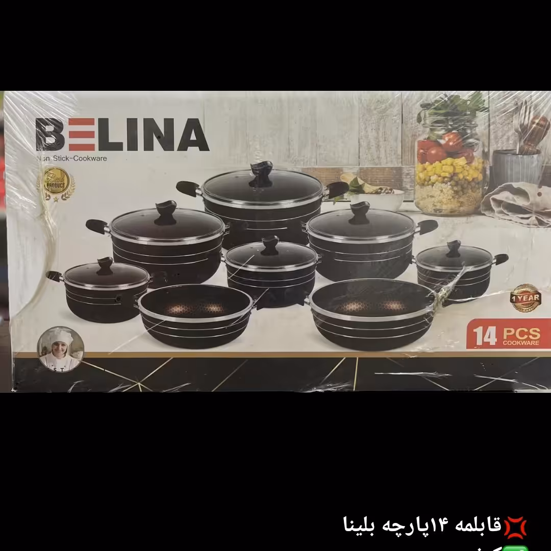 قابلمه 14پارچه بلینا
