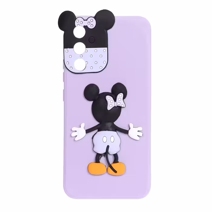 قاب-گارد Mickey mouse برجسته Samsung A14-a14 - یاسی - کد2907