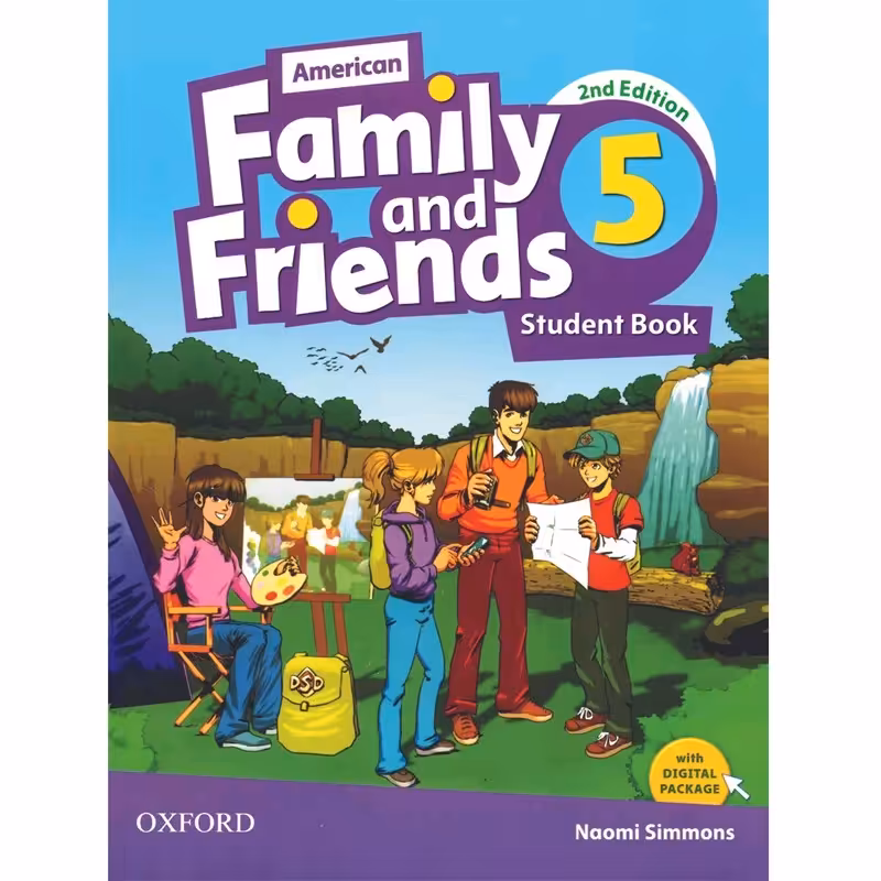کتاب زبان امریکن فمیلی اند فرندز 5 ویرایش دوم American Family and Friends 5 2nd