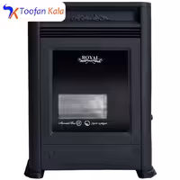 بخاری گازی مروارید سوز شرق طرح شومینه رویال 8000