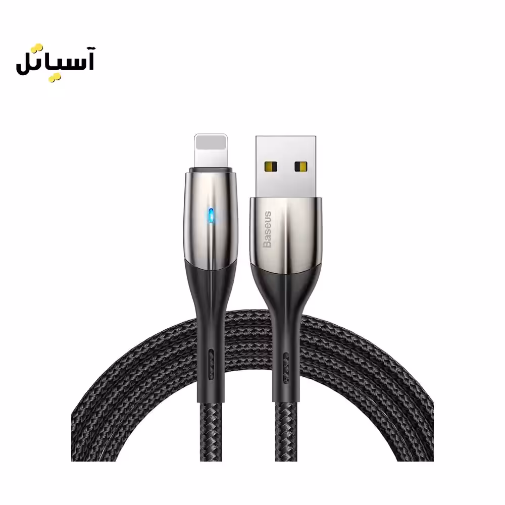 کابل تبدیل USB به Lightening باسئوس مدل A01 طول 1 متر