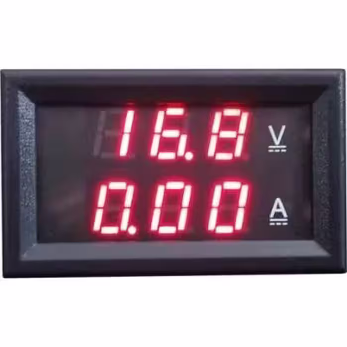 مجموعه 3 عددی ولتمتر و آمپرمتر DC روپنلی 10 آمپر 0v-100v قرمز