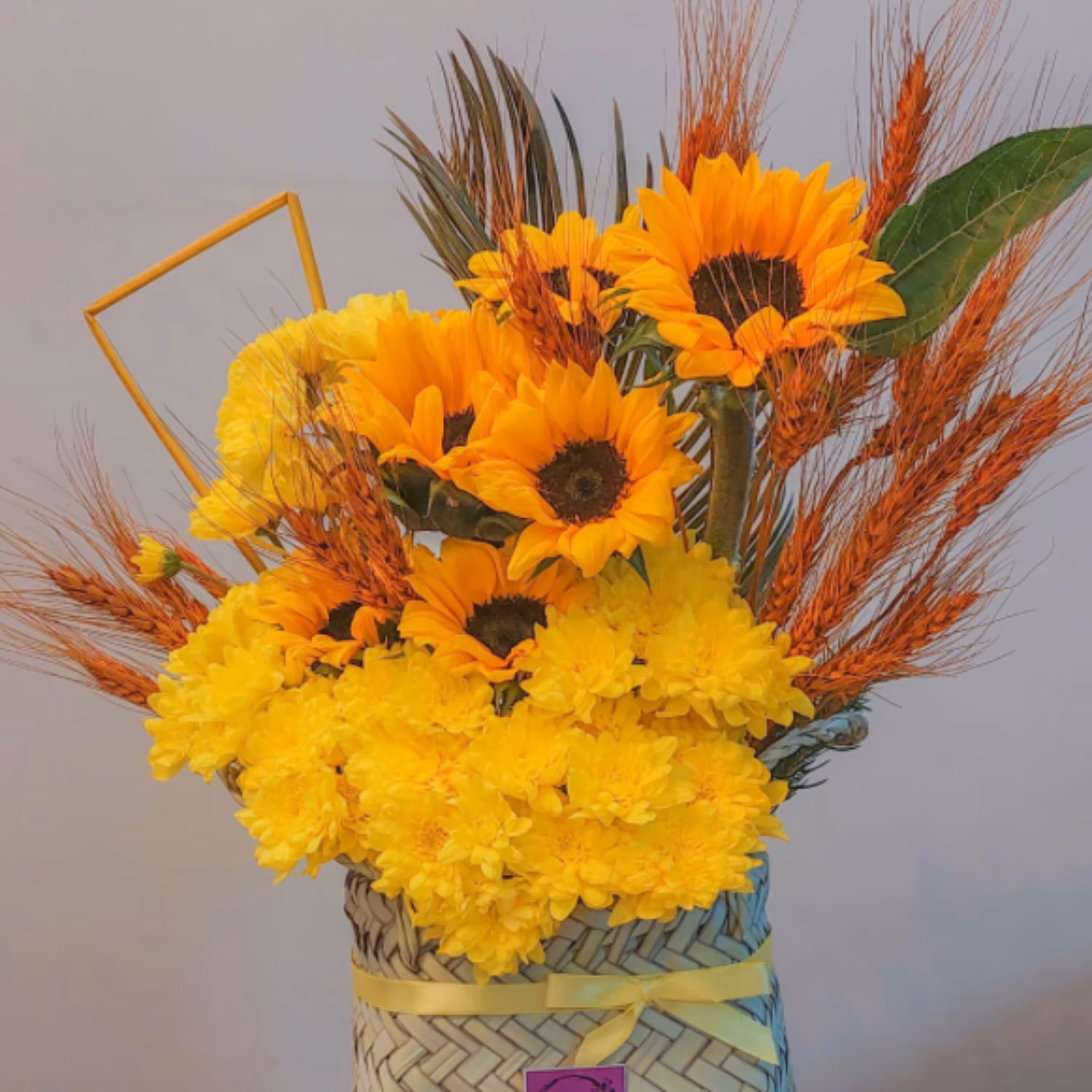 باکس گل حصیری