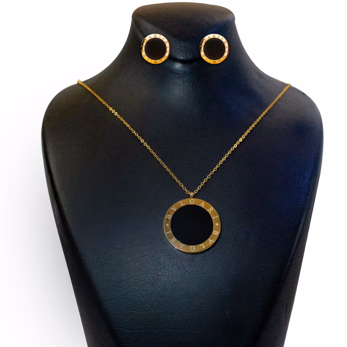 نیم ست بلگاری طلایی..مارک stainles steel