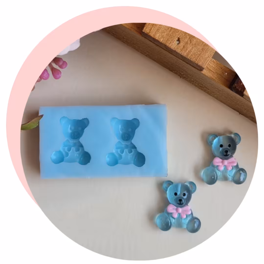 قالب سیلیکونی خرس نشسته