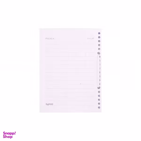 کاغذ کلاسور پاپکو مدل 636 سایز A5 بسته 100 عددی