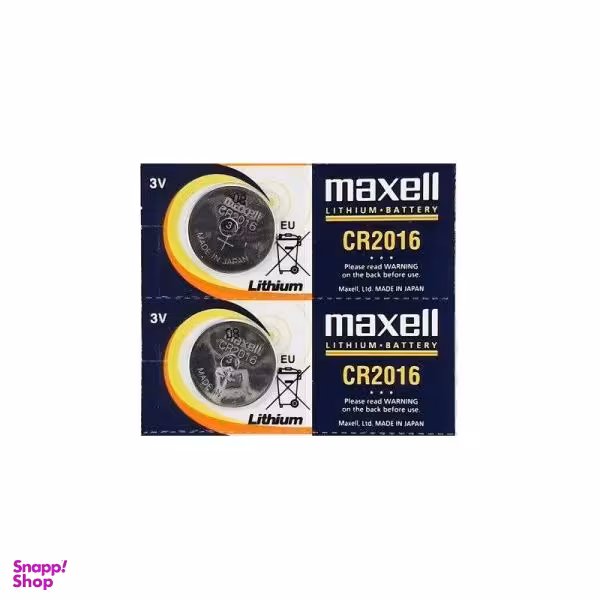 باتری سکه ای مکسل مدل CR2016 بسته 2 عددی