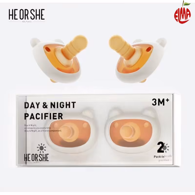 پستانك مخصوص روز بسته 2 عددی هی اور شی He Or She