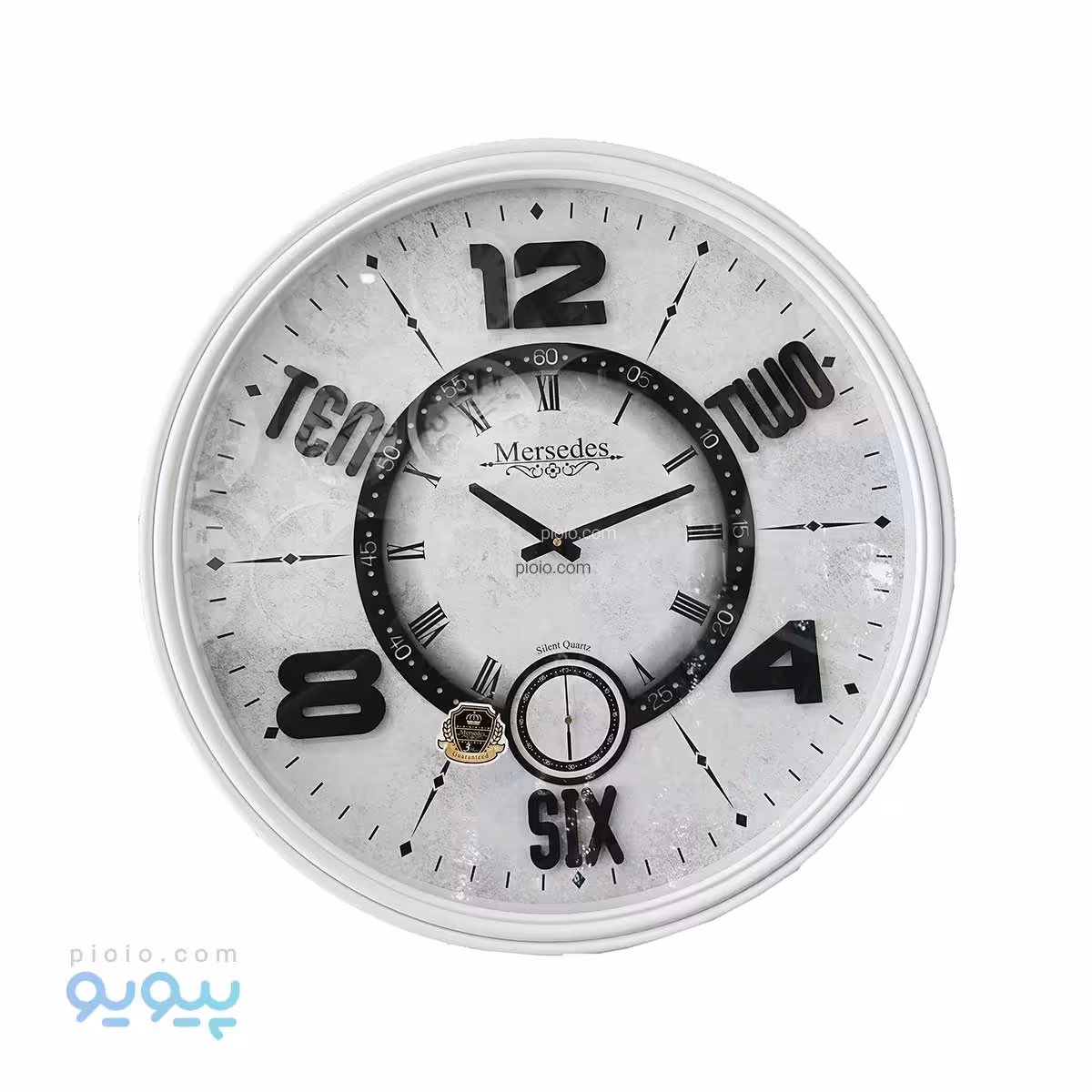 ساعت تزئینی دیواری مدل MERSEDES آیتم 120