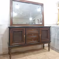 آینه کنسول مدل حصیری فروش به صورت نقد و اقساط چوب راش گرجستان ضمانت 36 ماهه بسیار شیک و زیبا 