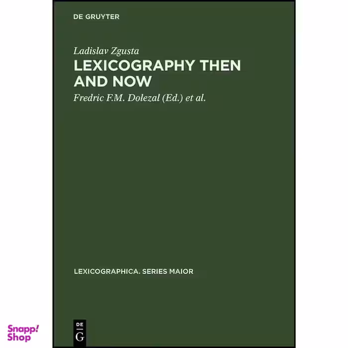 کتاب Lexicography Then and Now  اثر جمعي از نويسندگان انتشارات Max Niemeyer Verlag