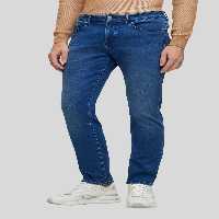 شلوار جین آبی مردانه پنبه ترکیبی استرچ باریک 50501670 425 BOSS