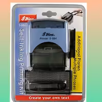 مهر با حروف آماده فارسی برای ساخت مهر اتومات در سایز 22 در 58 میلیمتر