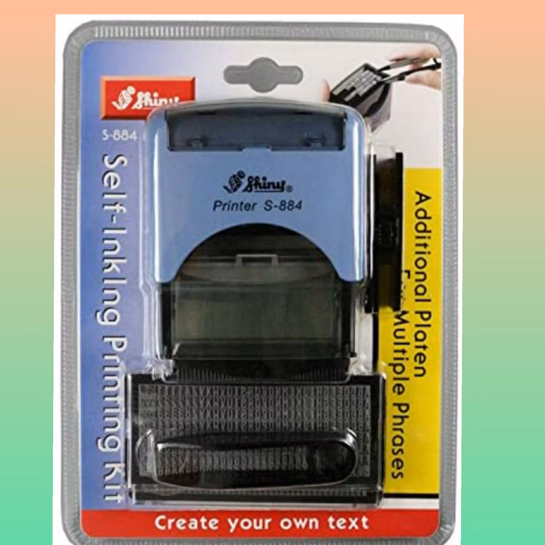 مهر با حروف آماده فارسی برای ساخت مهر اتومات در سایز 22 در 58 میلیمتر