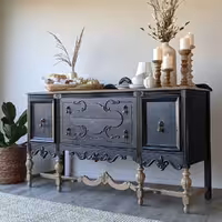 میز کنسول چوبی و کلاسیک شلبی