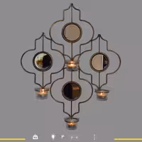 شمعدان 4 شعله مدل ستاره ای آنتیک