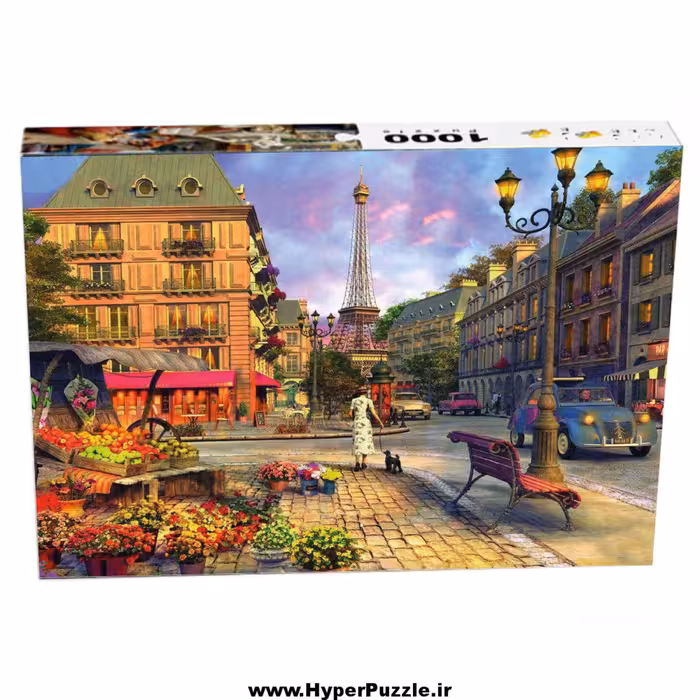 پازل خیابان قدیمی پاریس 1000 تکه (لایسنس ایتالیا)