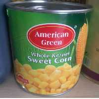 کنسرو ذرت2و نیم کیلویی American green